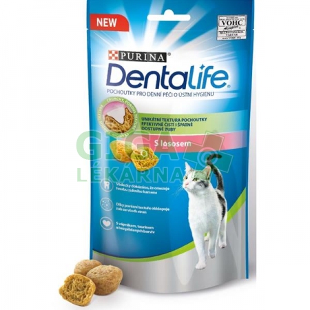 Purina DentaLife Cat salmon 40g GigaLekare .sk